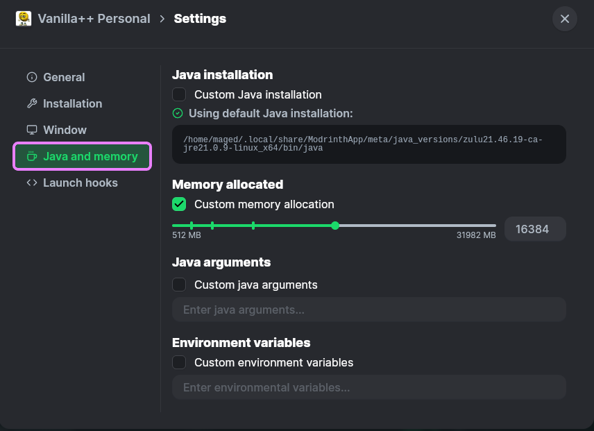 Modpack Screenshot
